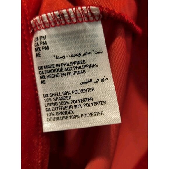 Inc International Concepts Red Velvet Long Sleeve Babydoll Y2K Top Sz Mp - Picture 6 of 6